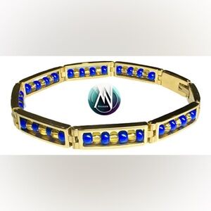 Stainless steel ilde de Oshosi Bracelet (Czech Beads) yoruba religion africana